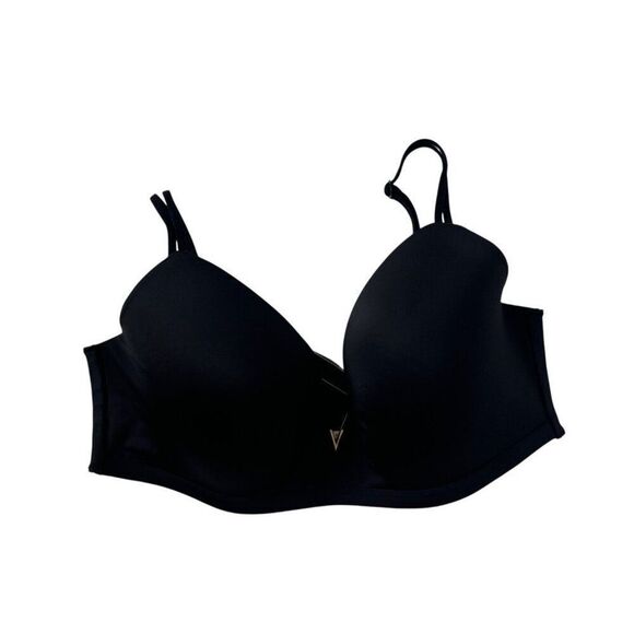 Victorias Secret Black Lightly Lined Demi Bra 34DD/S - Picture 1 of 5